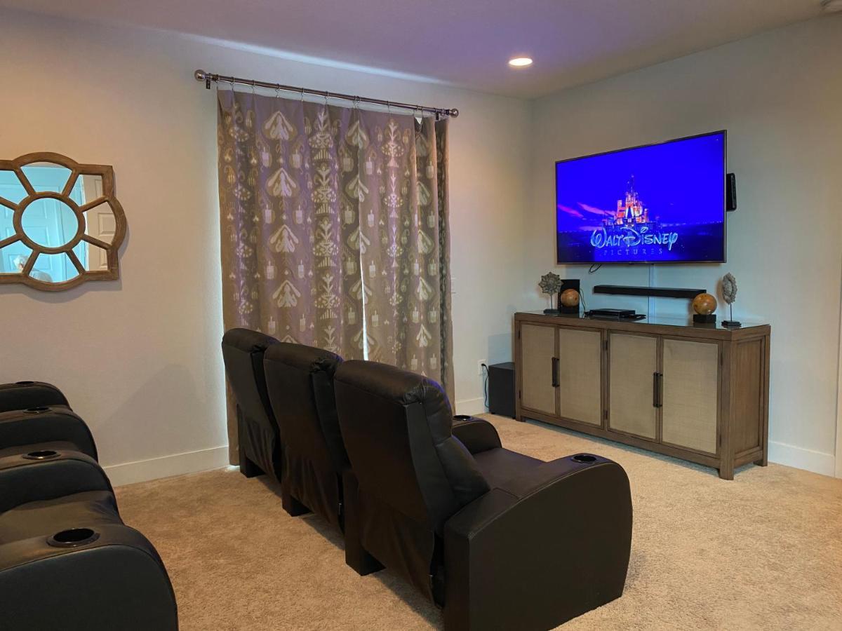 Luxurious Modern Villa Near Disney With Theater, Pool And Spa In Encore Resort At Reunion Ορλάντο Εξωτερικό φωτογραφία